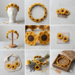 Sunflower Crown Headband Crochet Pattern | Easy Beginner Pattern | Instant Digital Download" - Image 2