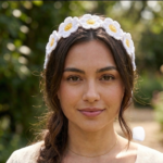 Daisy Flower Crown Headband Crochet Pattern | Easy Beginner Pattern | Instant Digital Download"summer bands - Image 2